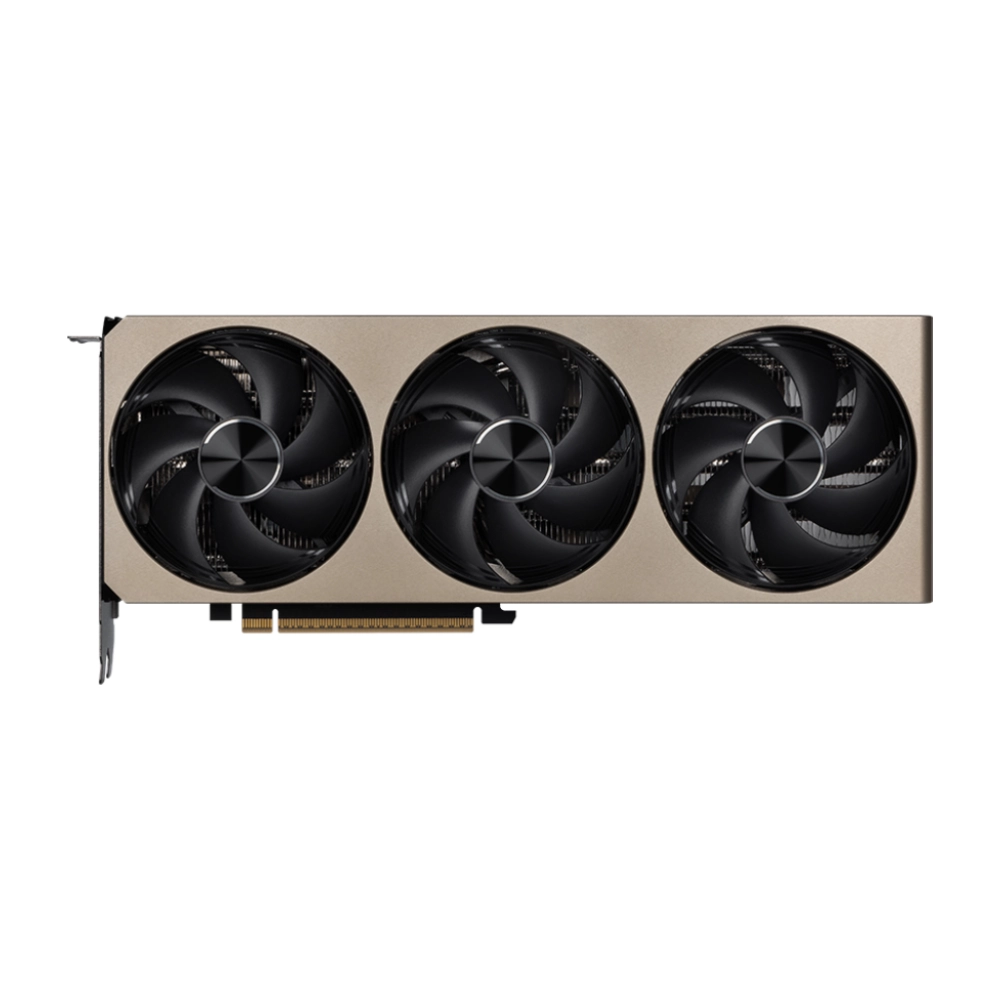 MSI Nvidia Graphic Card RTX 5080 16GB DDR7 Inspire 3X OC Triple Fan view 2